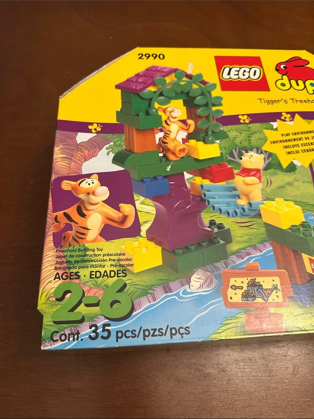 Vintage Lego Duplo Tigger’s Treehouse Tigger Winnie the Pooh Playset Set 2990